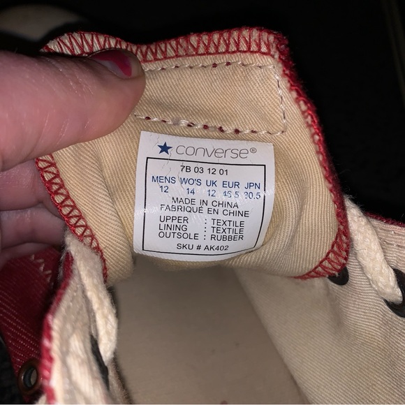 Men’s Converse, SKU# AK402, 7B031201 - Picture 2 of 4